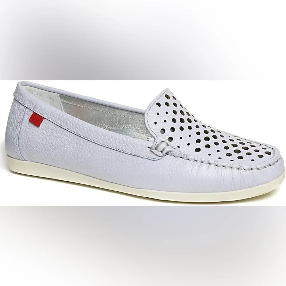 MARC JOSEPH | NEW YORK Leather Made in Brazil Venetian Perforated Loafer Shoes 6